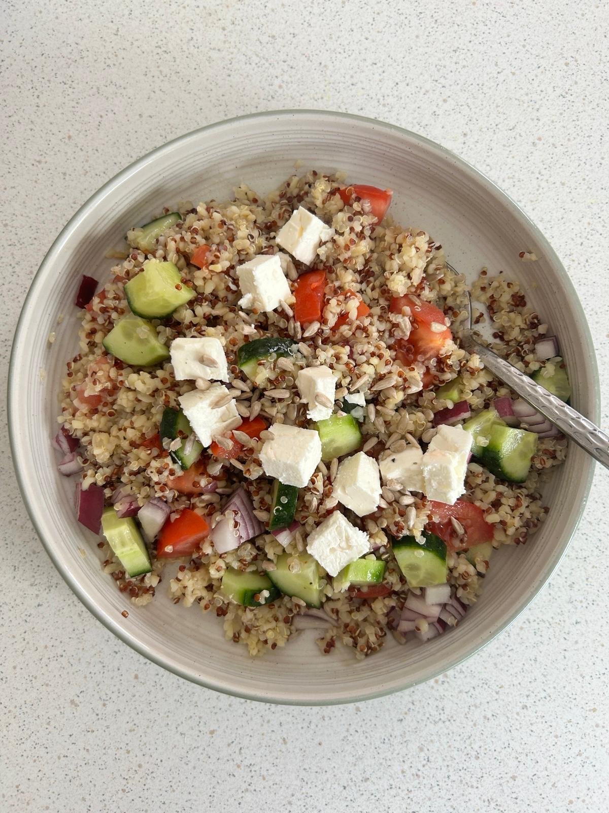 Mediterranean Bulgur Bowl